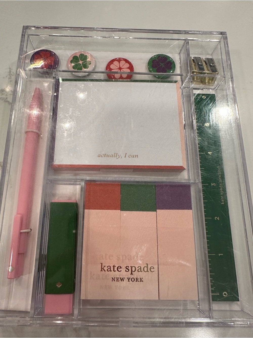 Kate Spade Desk Set - Actually I Can